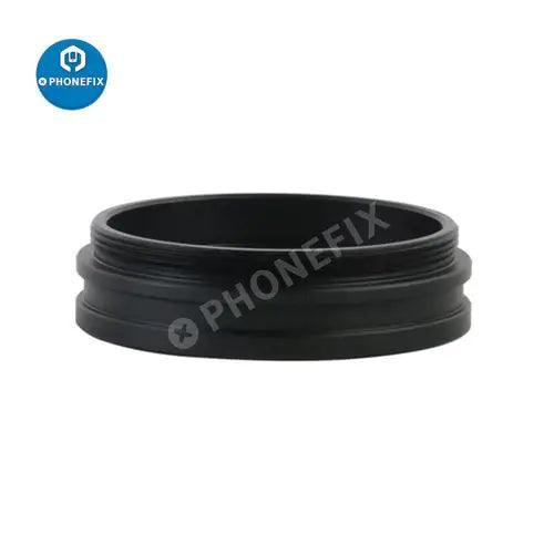 PhoneFix 0.5X Barlow lens for microscope C-mount, auxiliary objective glass for 180X to 300X magnification.