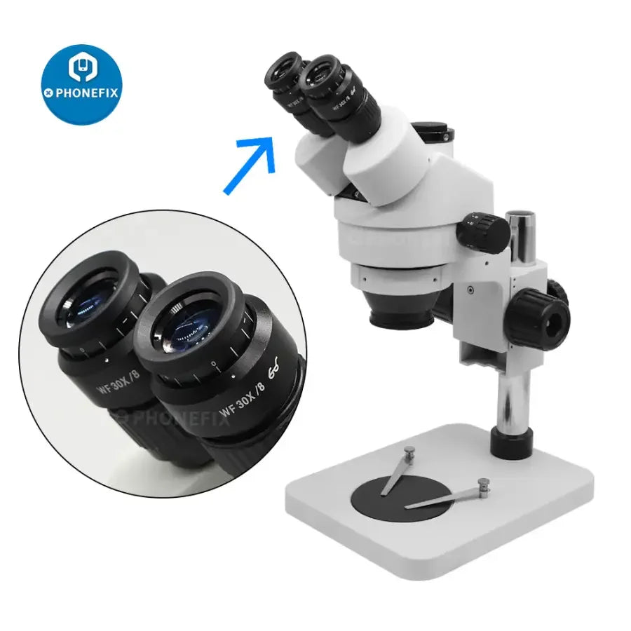 WF30X/8 microscope eyepieces with 30mm interface and high eye point, designed for phonefix microscope accessories.