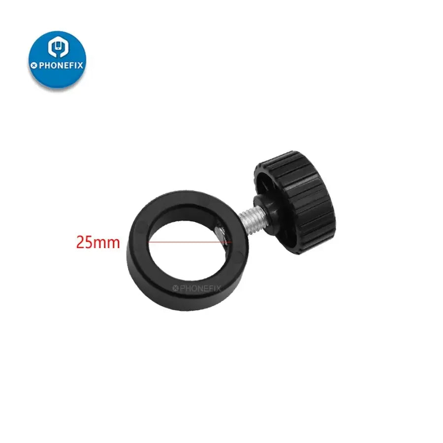PHONEFIX 32mm/25mm stereo microscope position ring with screw for microscope bracket, accessory for precise positioning.