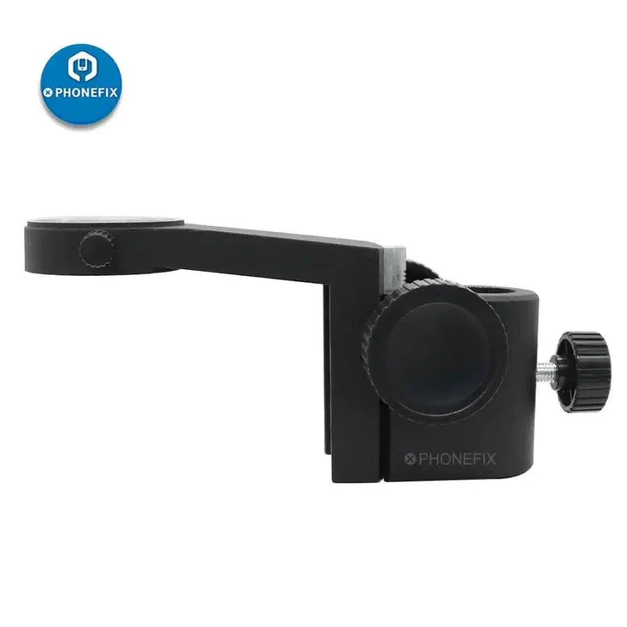 PhoneFix 50mm diameter stereo microscope head holder focusing stand bracket for microscope accessories, adjustable and sturdy.