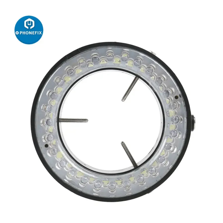 LED light lamp for industrial trinocular stereo zoom microscope, PHONEFIX brand, used as a microscope accessory for enhanced illumination.