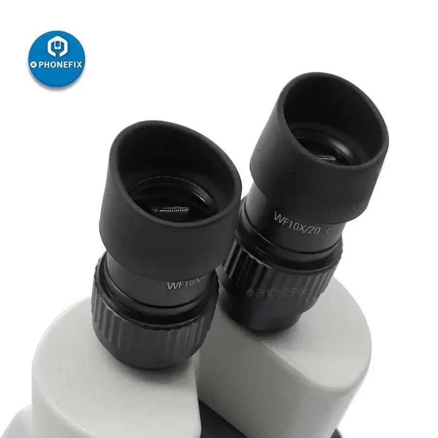 Pair of 32/33mm rubber eyepiece covers for microscopes, designed as protective eye shields for microscope accessories by PHONEFIX.
