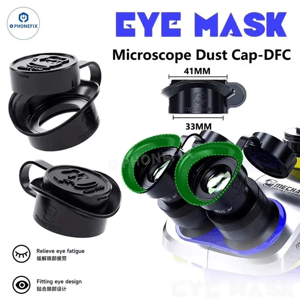 PHONEFIX 2UUL ScopeCap microscope eyepiece lens dustproof cap for microscope accessories, protects lens from dust and debris.