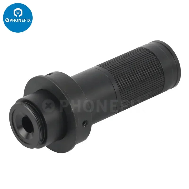 Deep depth of field CS C-mount lens for microscopes, 90x-240x magnification, monocular accessory by PHONEFIX.