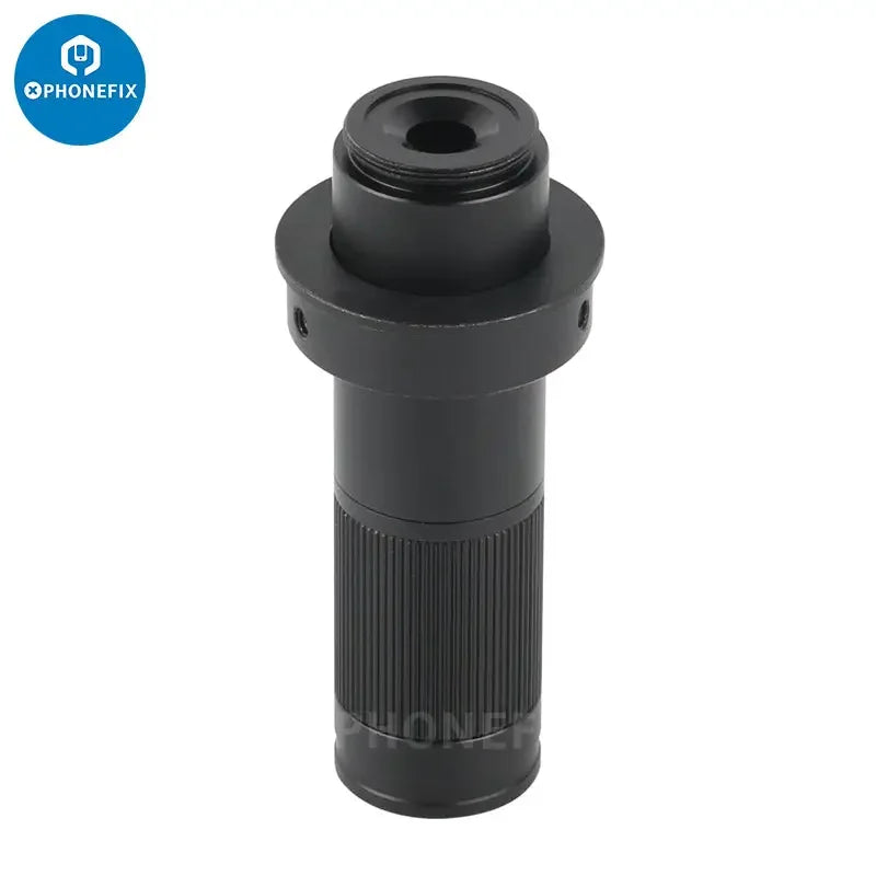 PHONEFIX 90X-240X deep depth of field CS C-mount lens for microscopes, continuous monocular magnification, microscope accessory
