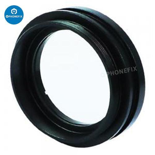 RF4 Trinocular Adapter Lens dust-proof cover for microscope eyepiece, compatible with PHONEFIX trinocular microscopes, protects lens.