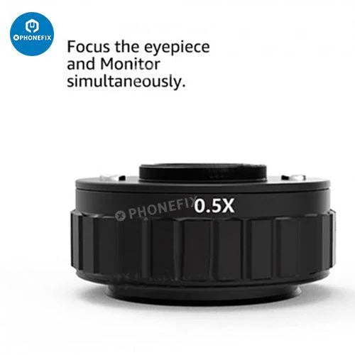 RF4 Trinocular Adapter Lens Dust-Proof Cover for microscope eyepiece, PhoneFix brand, protects trinocular microscope accessories.