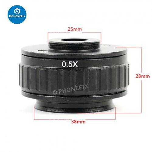 RF4 Trinocular Adapter Lens Dust-Proof Cover for Microscope Eyepiece, PhoneFix brand, protects microscope lenses from dust and debris.