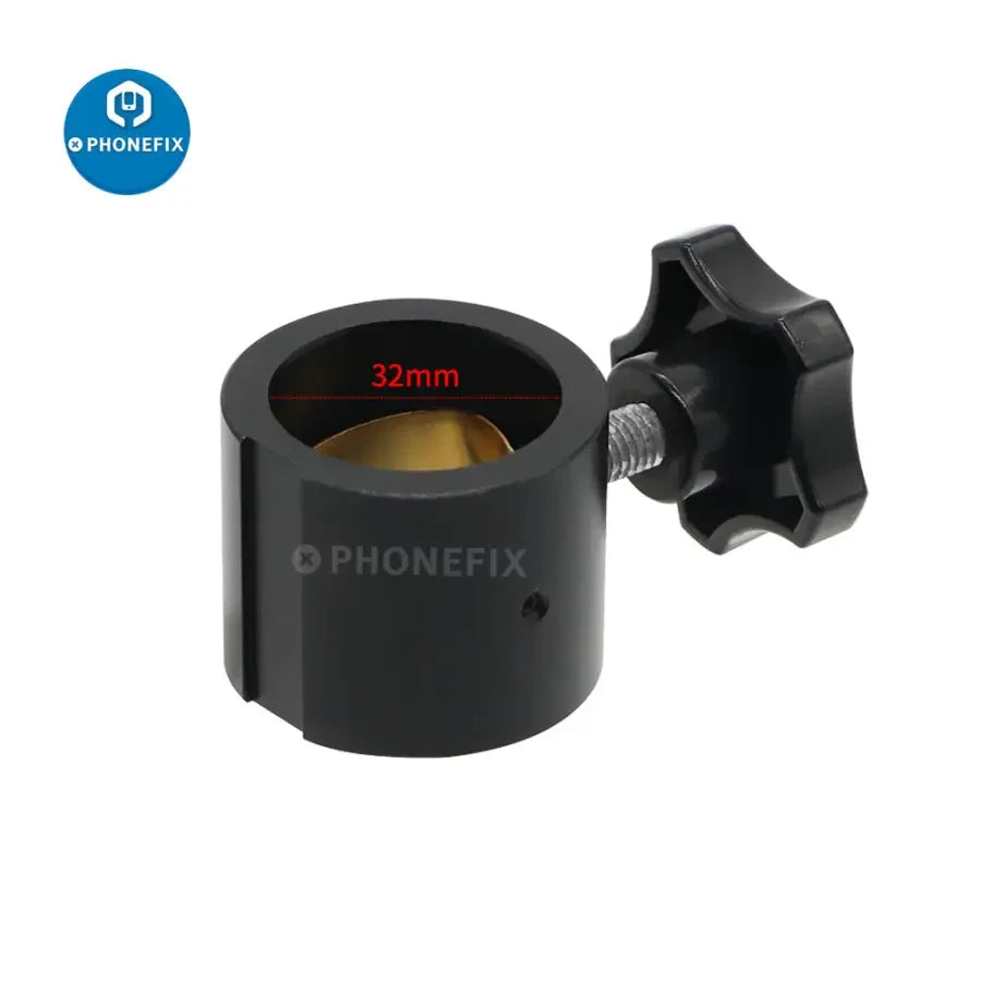 Bague de fixation rotative à 360 degrés pour microscope PhoneFix 32 mm, accessoire pour microscope assurant un positionnement et une visualisation stables.