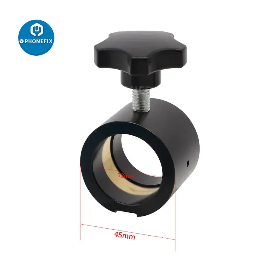 Bague de fixation rotative à 360 degrés pour microscope PhoneFix 32 mm, un accessoire polyvalent pour le montage et le réglage des microscopes.