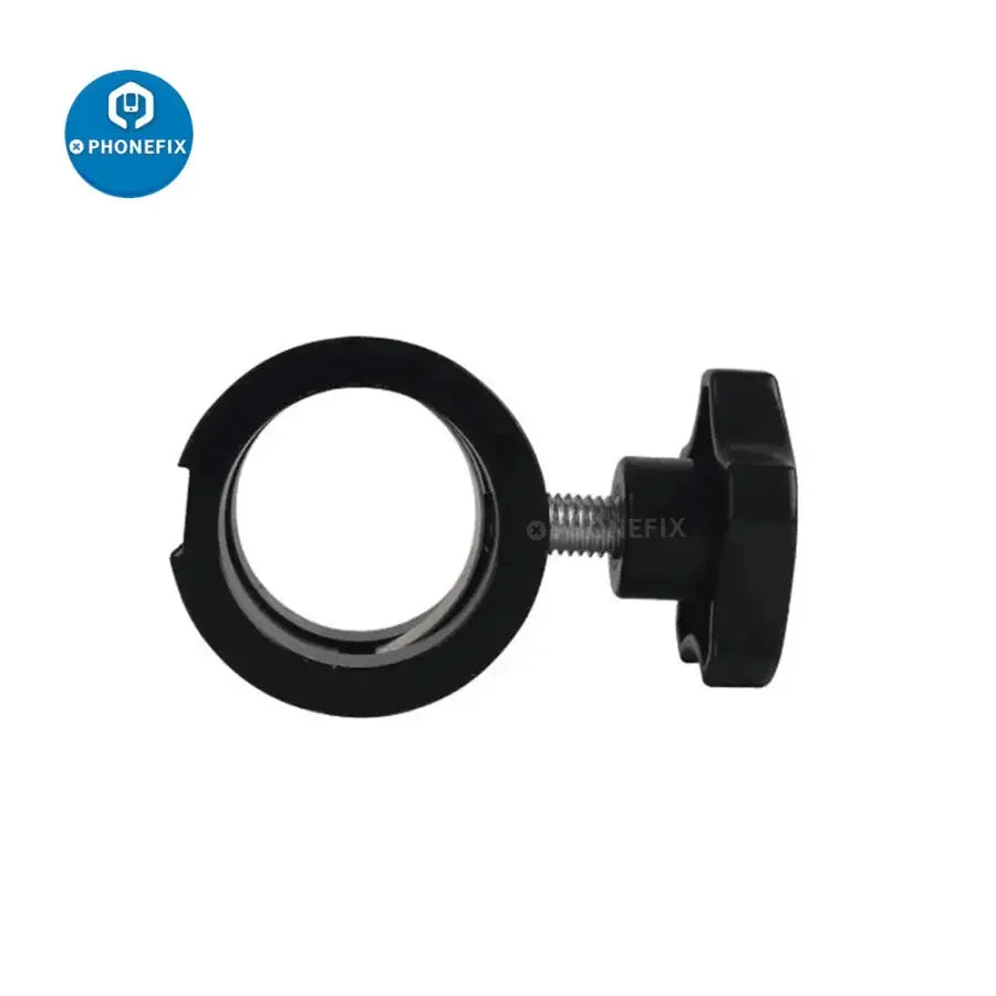 Bague de fixation rotative à 360 degrés pour support de microscope PhoneFix 32 mm permettant le montage réglable d'accessoires de microscope.