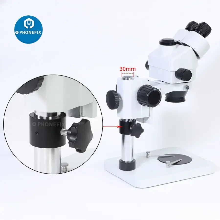 Bague de fixation rotative à 360 degrés pour microscope PhoneFix 32 mm, accessoire réglable pour la photographie au microscope et au téléphone.