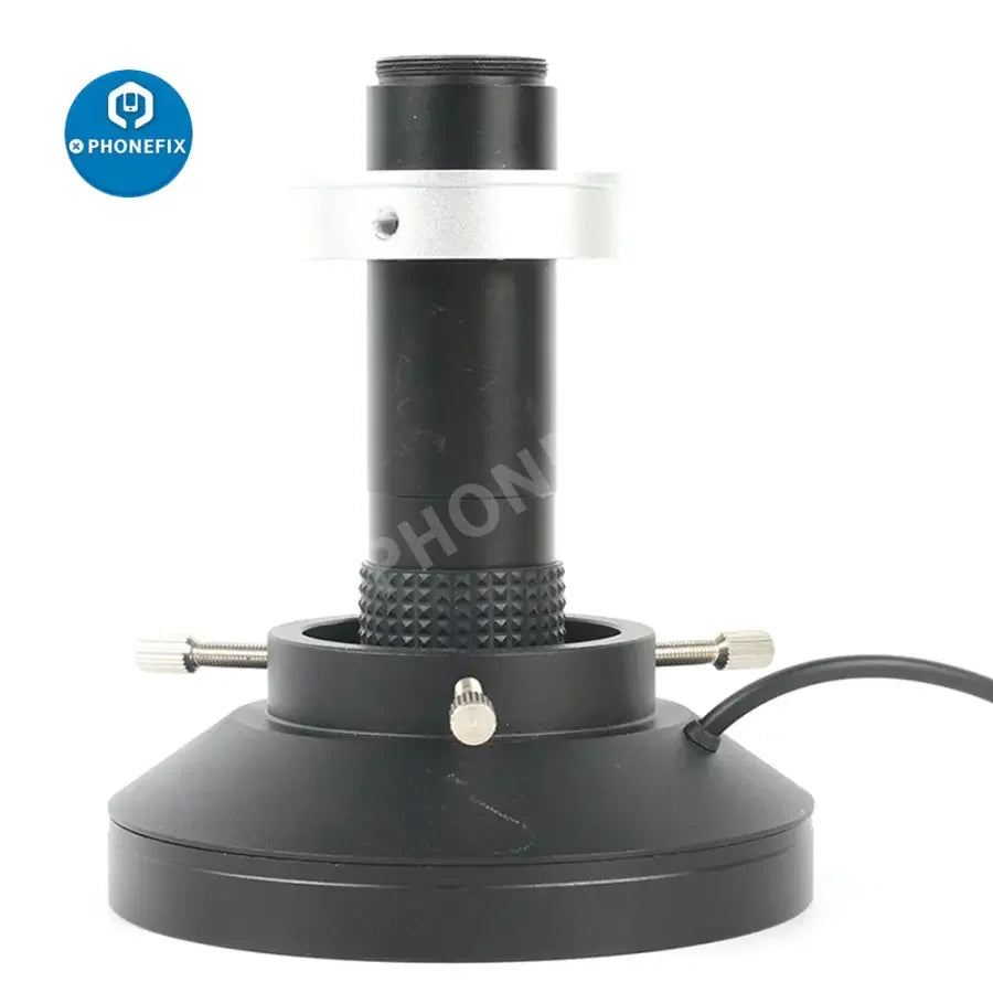 PHONEFIX 96-LED microscope ring light illuminator with side light and adapter for enhanced microscopy illumination.