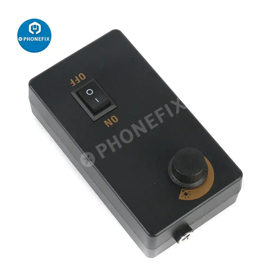 PHONEFIX 96-LED microscope ring light illuminator with side light and adapter, ideal for enhancing microscope visibility.