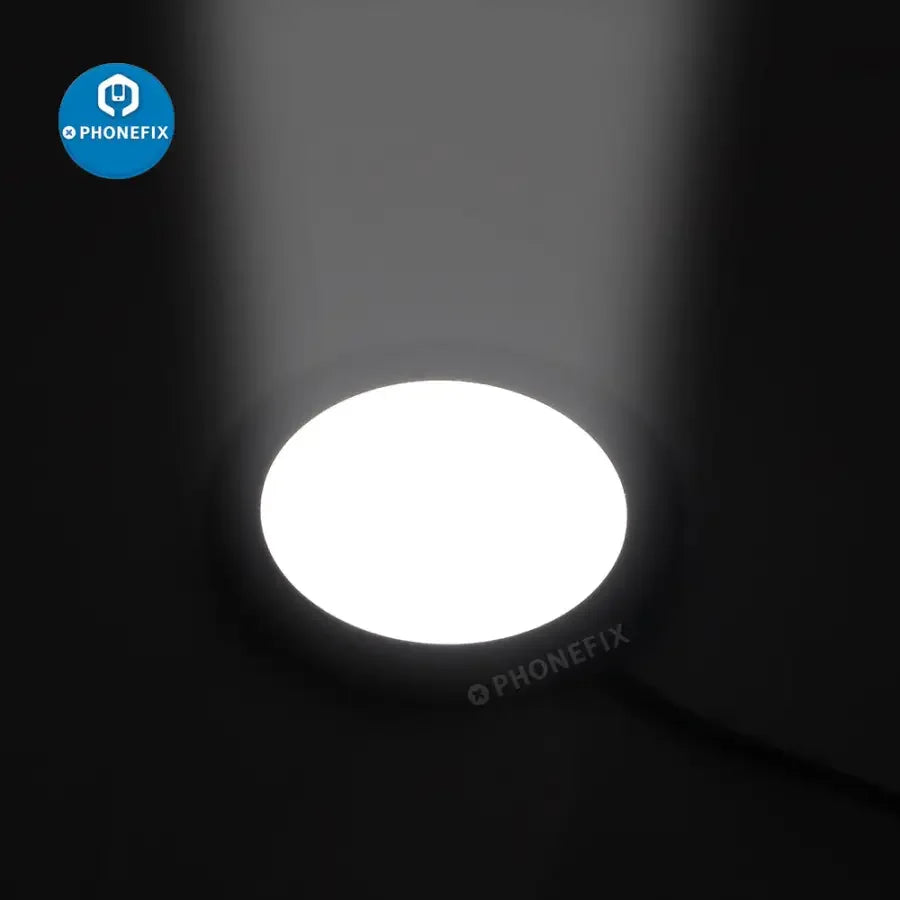 Source lumineuse LED inférieure réglable pour microscope, de marque PHONEFIX, utilisée comme accessoire pour un éclairage amélioré lors de la microscopie.