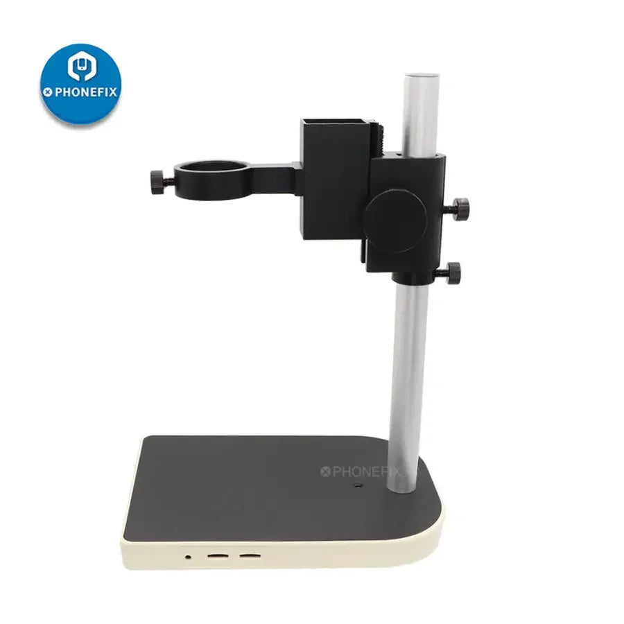 PhoneFIX industry video microscope metal bracket stand with rod and pillar holder for precise microscope accessory setup