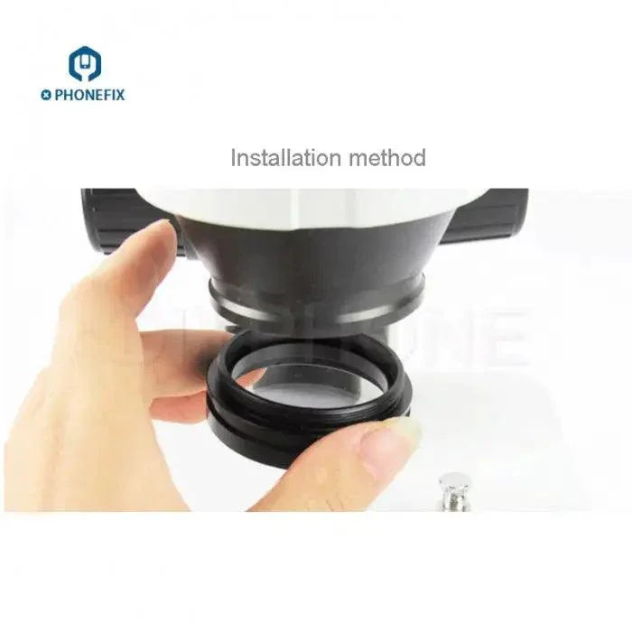 Accessoires de protection pour lentilles de microscope, résistants à l'huile et à la poussière, conçus pour améliorer la clarté et la protection.