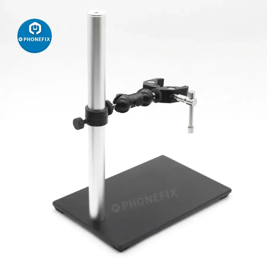 USB digital microscope bracket stand holder by PHONEFIX, adjustable lifting support for testing and stable microscope positioning.