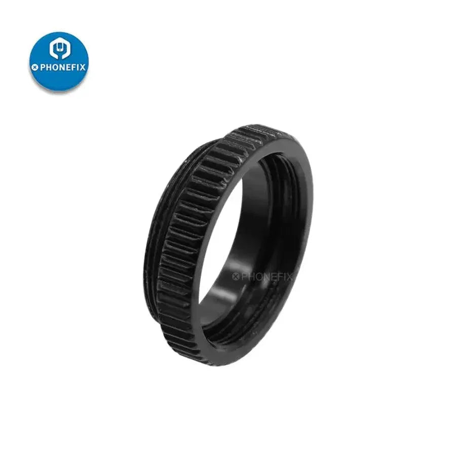 PhoneFIX 25mm C-CS mount adapter ring for microscope camera, compatible with microscope accessories and lens attachment.
