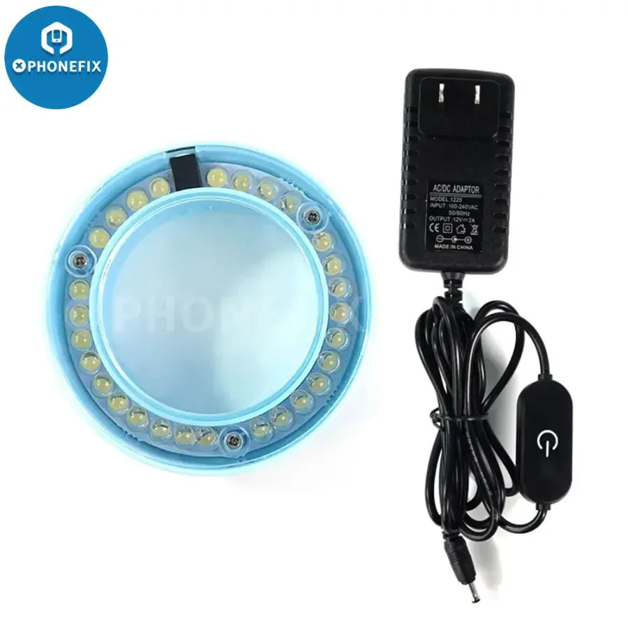 Relife RL-033D microscope LED light source with touch switch and snap-in lamp, designed for microscope accessories by PHONEFIX