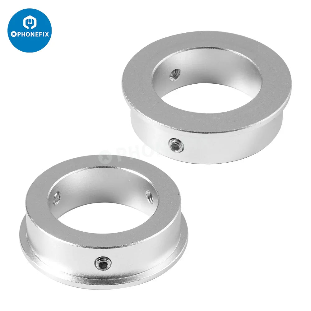 Microscope camera C-mount lens adapter ring in M4 size from PHONEFIX, compatible with 35/40/50/76mm microscopes and accessories.