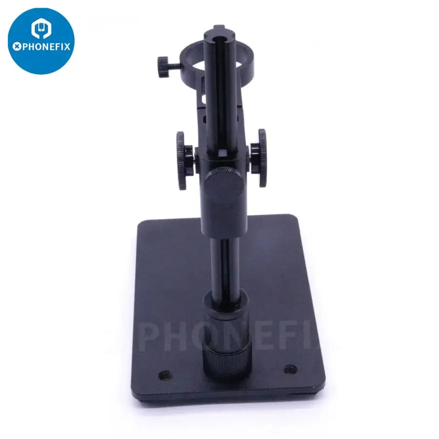 Aluminum alloy USB digital microscope stand with support bracket, portable holder for PHONEFIX microscope accessories.