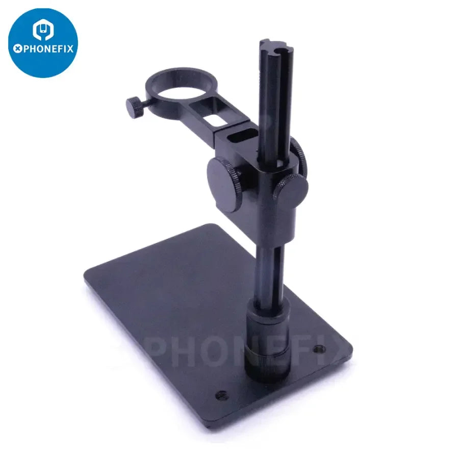 Aluminum alloy USB digital microscope stand with portable holder support bracket, compatible with PHONEFIX microscope accessories.