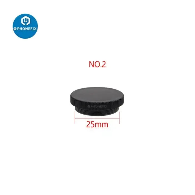 Pair of PHONEFIX trinocular stereo microscope accessories with 7X-45X and 3.5X-90X magnification for industrial microscopy.