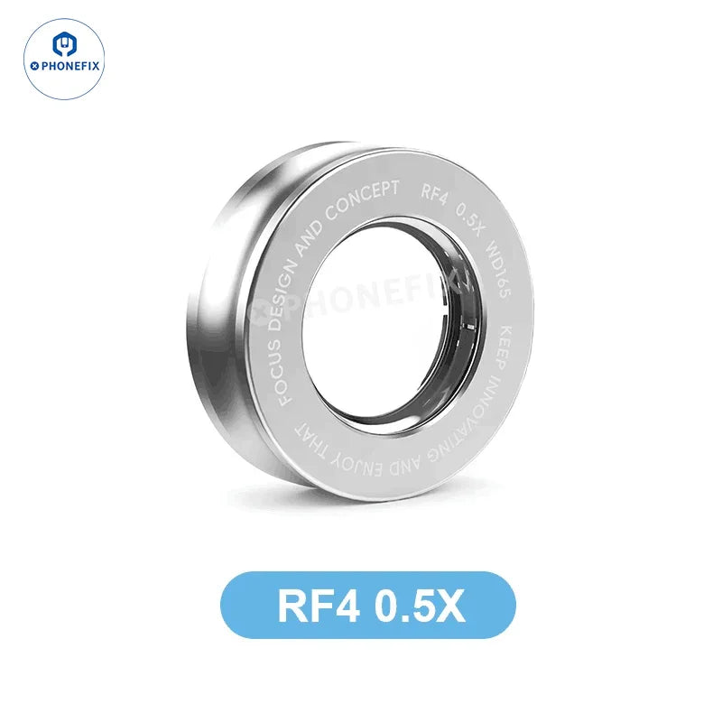 Objectif auxiliaire de microscope RF4 0.5X 0.7X 0.48X, lentille de Barlow pour accessoires de microscope, compatible avec différents modèles de microscopes.