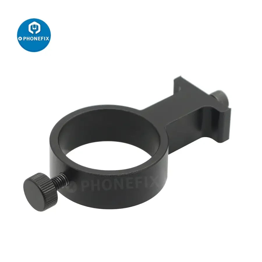 Phonefix 50mm microscope ring adapter with 40mm attachment for microscope table stand, a versatile microscope accessory.