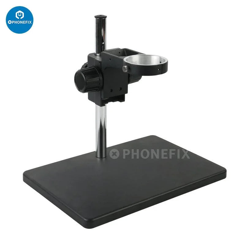 Adjustable 76mm diameter digital microscope stand bracket holder by PHONEFIX, designed for secure mounting of microscopes.