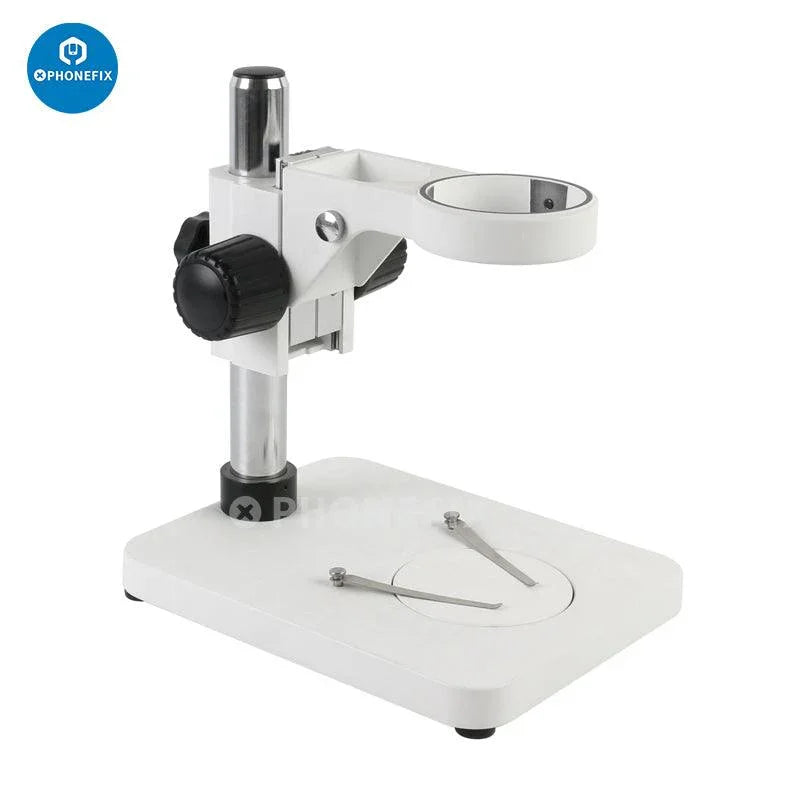 Adjustable 76mm diameter digital microscope stand bracket holder by PHONEFIX, used for secure mounting of microscopes and accessories.