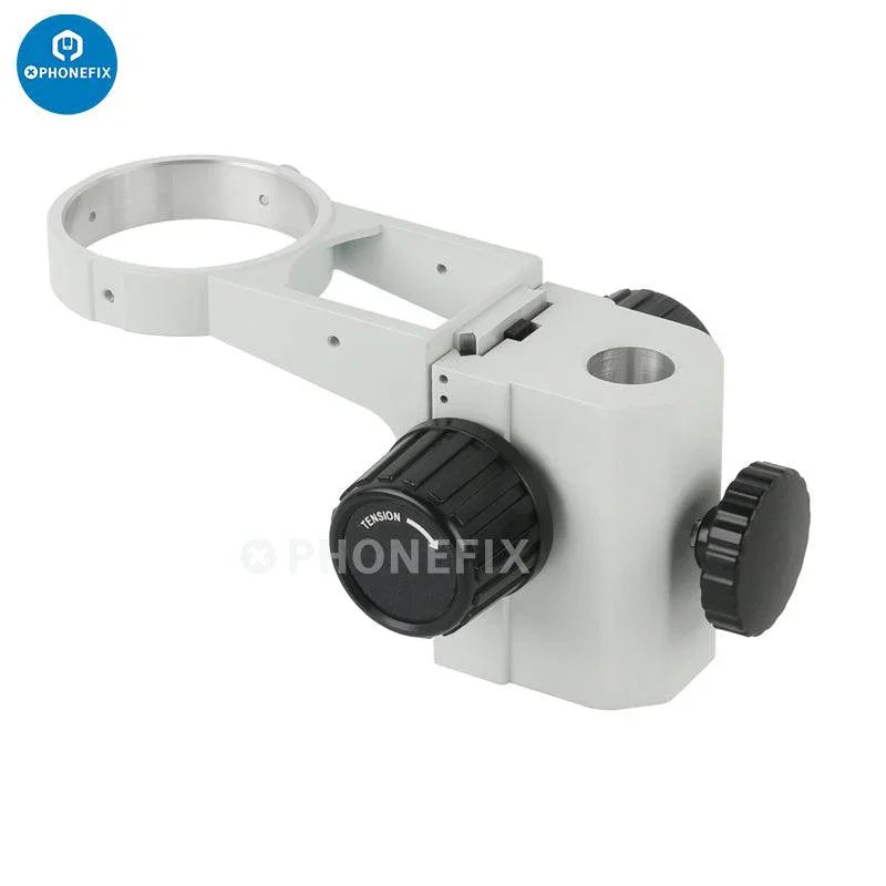 Adjustable 76mm diameter digital microscope stand bracket holder by PHONEFIX, designed for secure microscope accessory mounting.