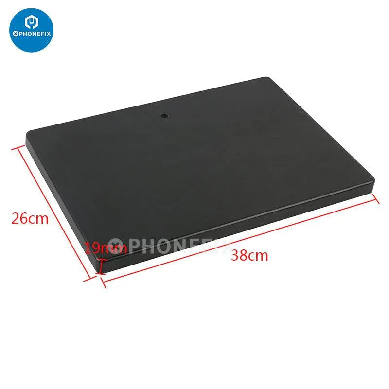 Adjustable 76mm diameter digital microscope stand bracket holder by PHONEFIX, designed for secure mounting of microscopes.