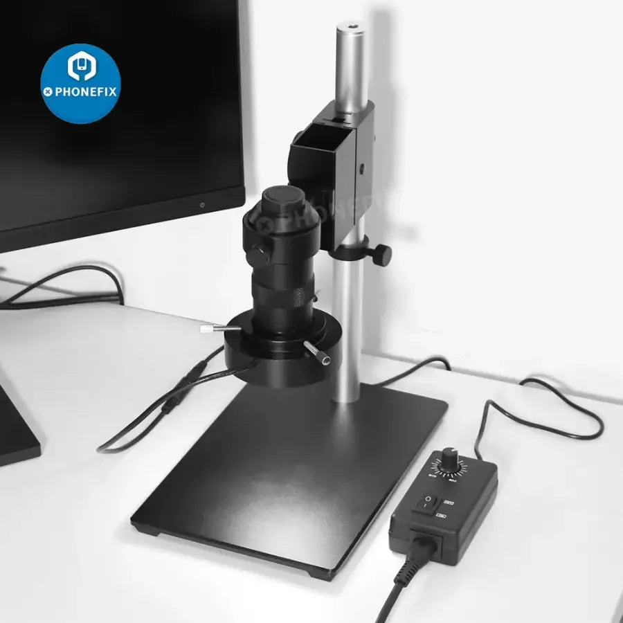 PHONEFIX microscope 108 LED ring light with 41mm diameter, multicolored illuminator lamp for microscope accessories.