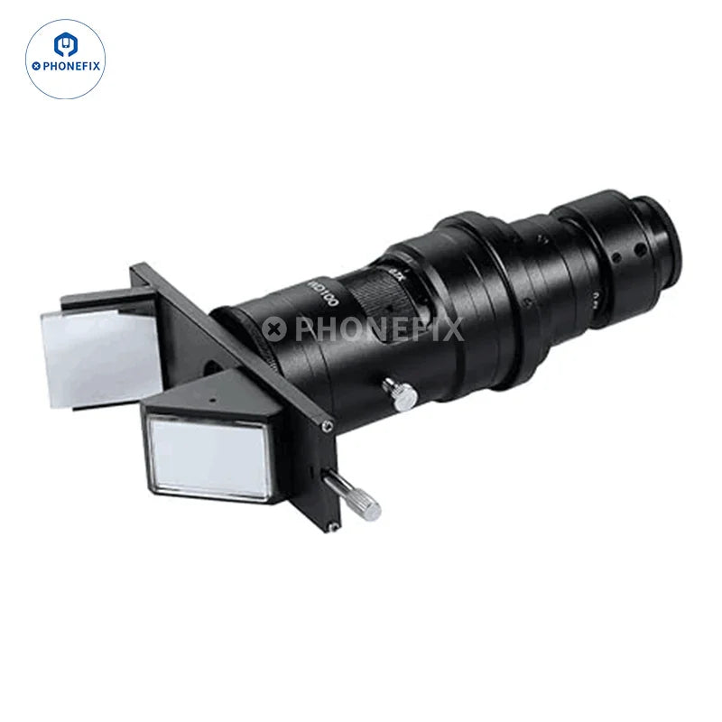 PHONEFIX 3D 0.7X-5X C-Mount Lens with HDMI 4K microscope camera for high-resolution imaging and detailed microscopic observation.