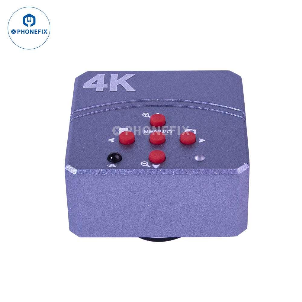 Cámara para microscopio Phonefix 4K 60MP ultra HD con lente de montura C, conectividad HDMI y USB para microscopios estereoscópicos.