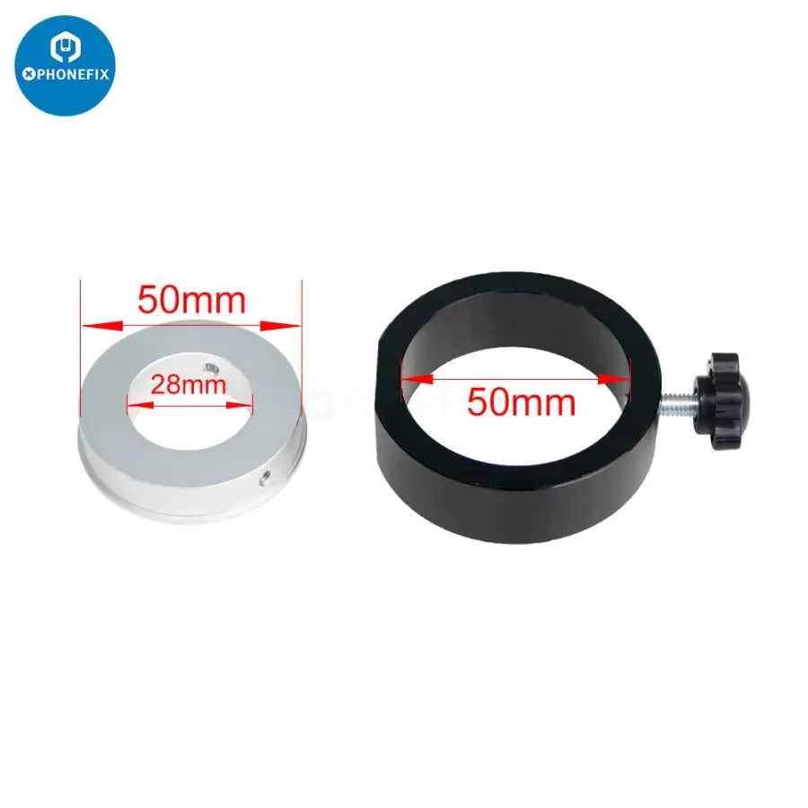 Caméra de microscope numérique industrielle PHONEFIX 4K HDMI USB avec objectif 130X pour l'imagerie rapprochée haute résolution.