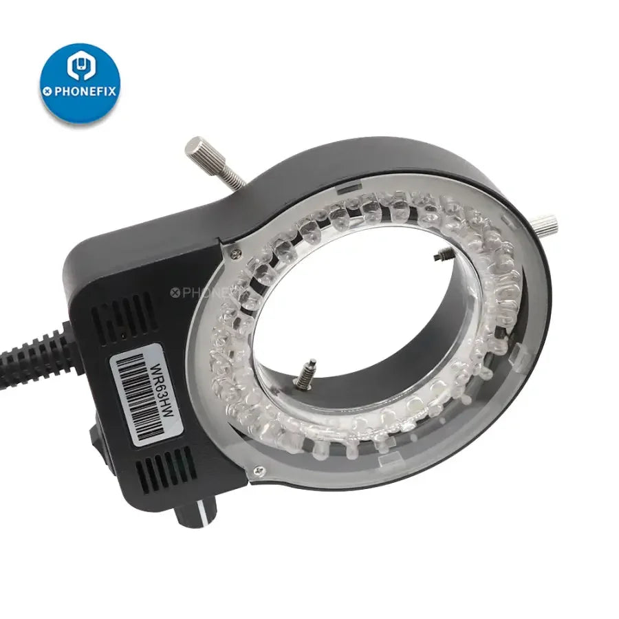 Caméra de microscope numérique industrielle PHONEFIX 4K HDMI USB avec objectif 130x, adaptée aux inspections détaillées et aux travaux scientifiques.