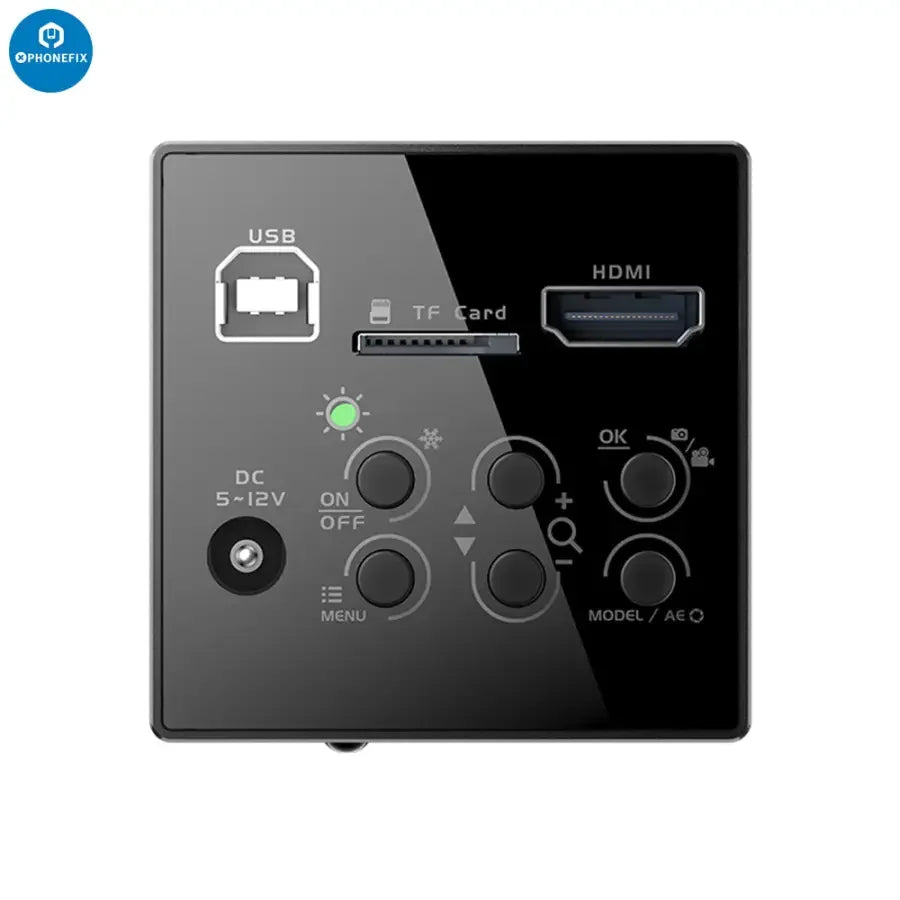 PHONEFIX CX3 CX4 CMOS industrial microscope camera with 1080P resolution and 4800W image sensor for detailed imaging.