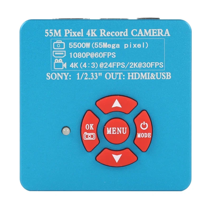 PHONEFIX microscope camera with 51MP 2K 1080P resolution, USB and HDMI connection, ideal for soldering and electronic repair.