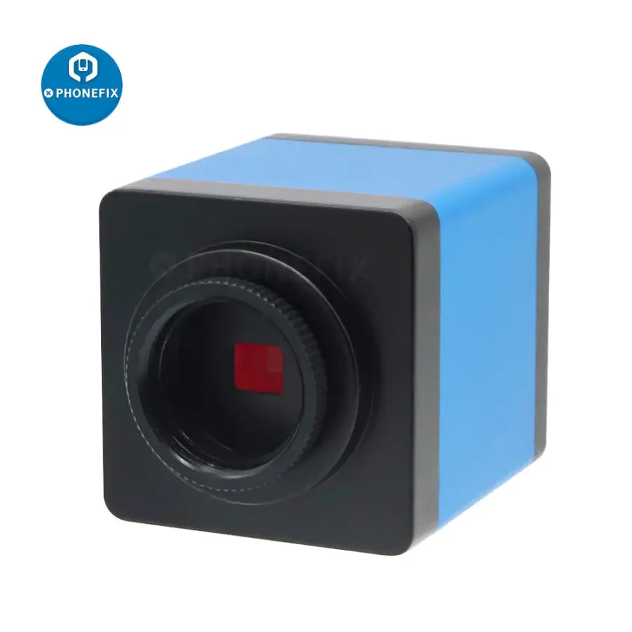 HDMI 13MP USB VGA microscope camera by PHONEFIX for industry inspection, phone repair, and detailed video imaging.