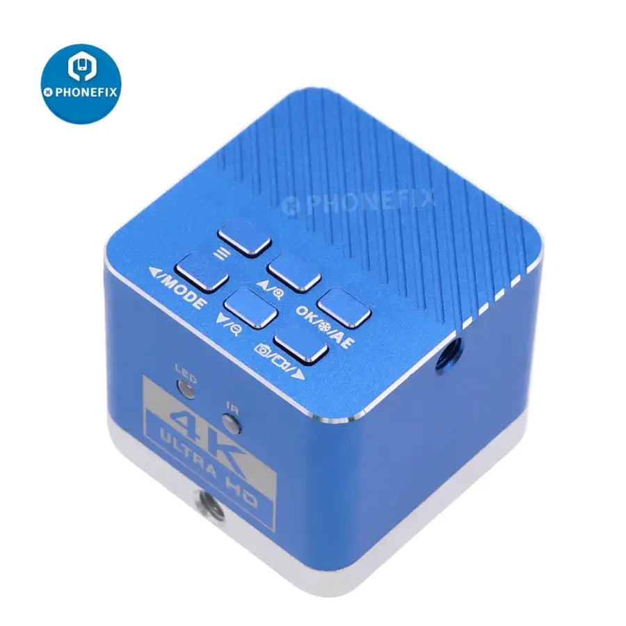 HDMI USB 4K industrial CCD microscope camera by PHONEFIX, digital detector for high-resolution video microscopy.
