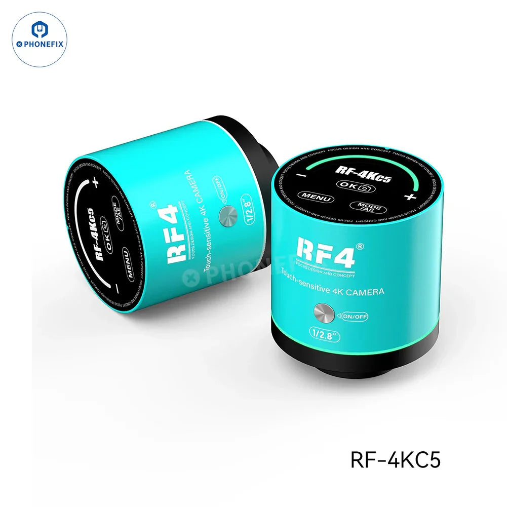 PHONEFIX RF4 Microscope 2K 4K Ultra HD camera for mobile phone repair, showing the compact microscope camera device.