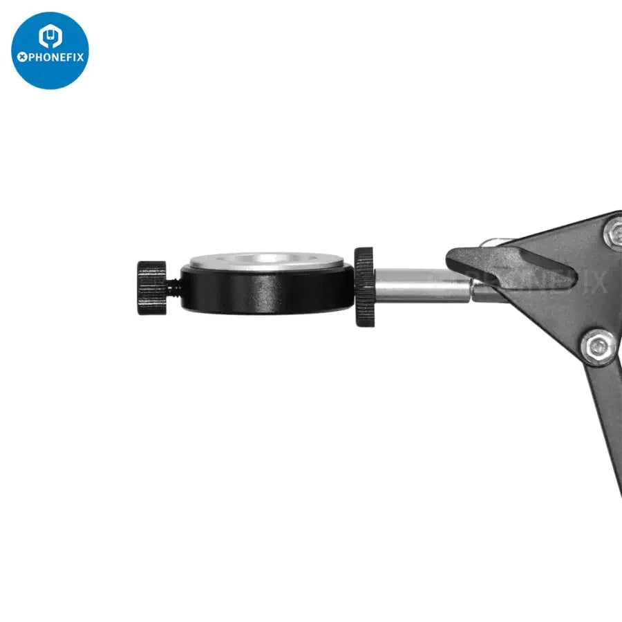 PHONEFIX 13MP industrial microscope camera set with HDMI, VGA, USB outputs and 130x lens for detailed magnified imaging.