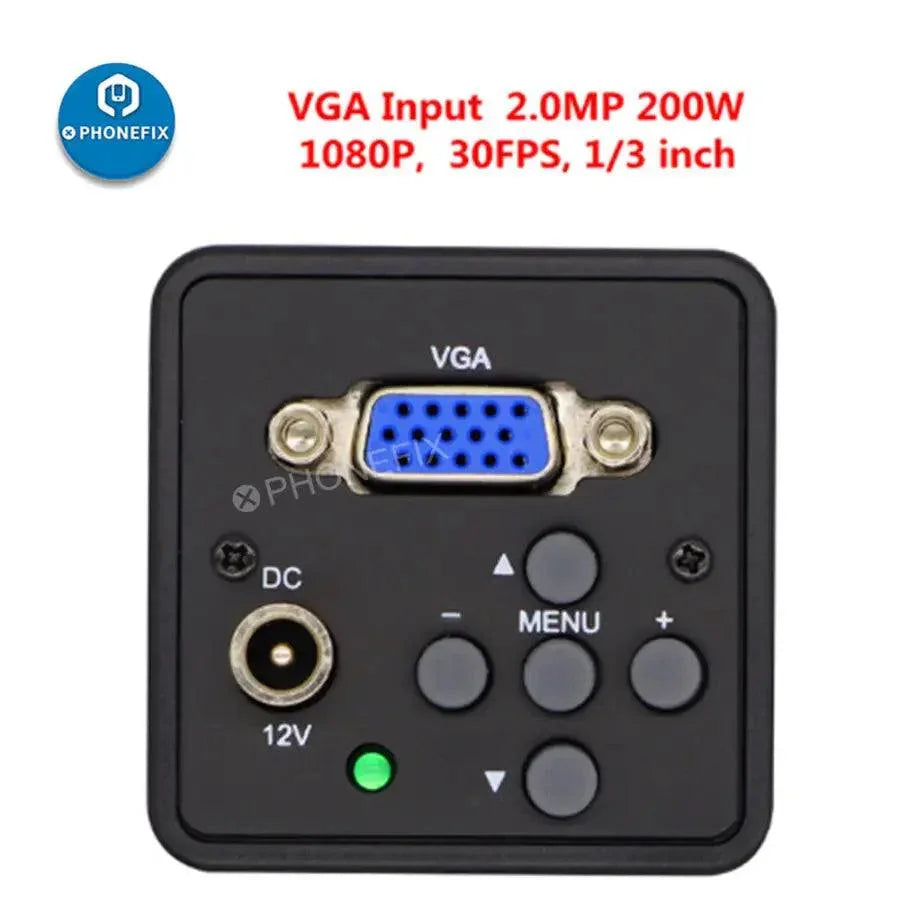 PHONEFIX USB HD C-Mount digital video HDMI camera adapter for microscope, connects microscope to digital devices.