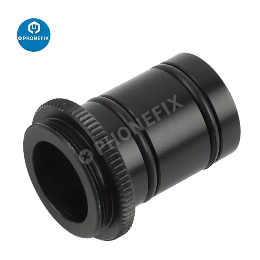 PhoneFix 5MP CMOS USB industrial microscope camera with digital electronic eyepiece, showing detailed close-up view.