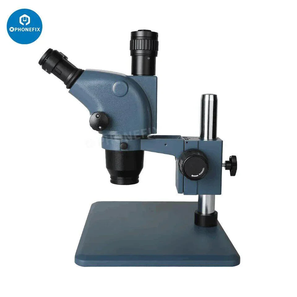 PHONEFIX KS-36565A 6.5-65X HD Zoom Trinocular Microscope for phone repair, featuring adjustable zoom and trinocular viewing head.
