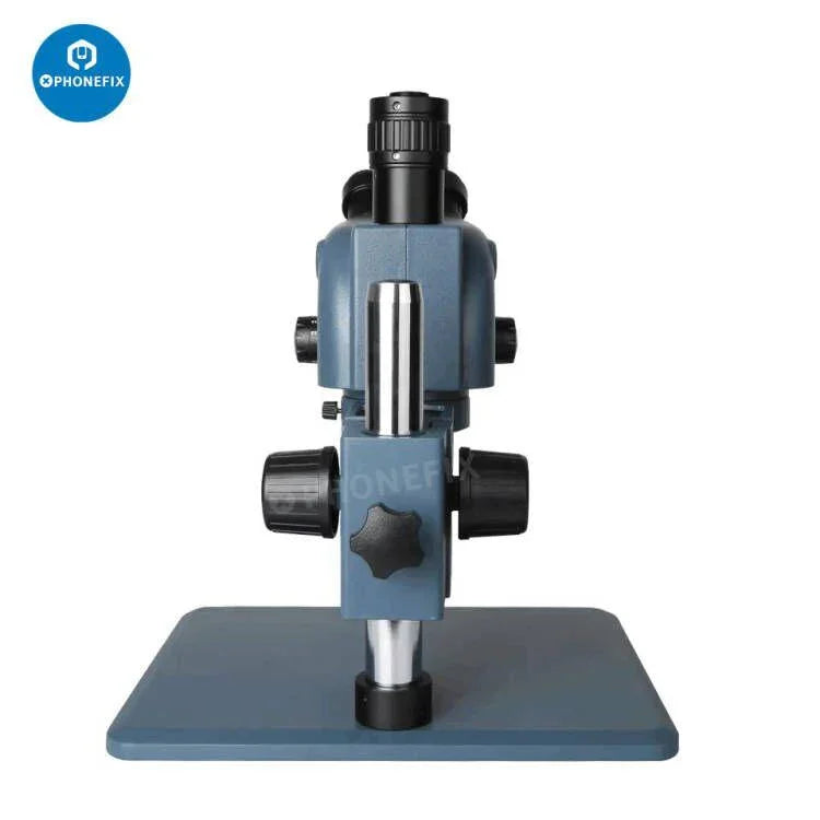 PHONEFIX KS-36565A 6.5-65X HD zoom trinocular microscope for phone repair, showing adjustable lenses and ergonomic design.