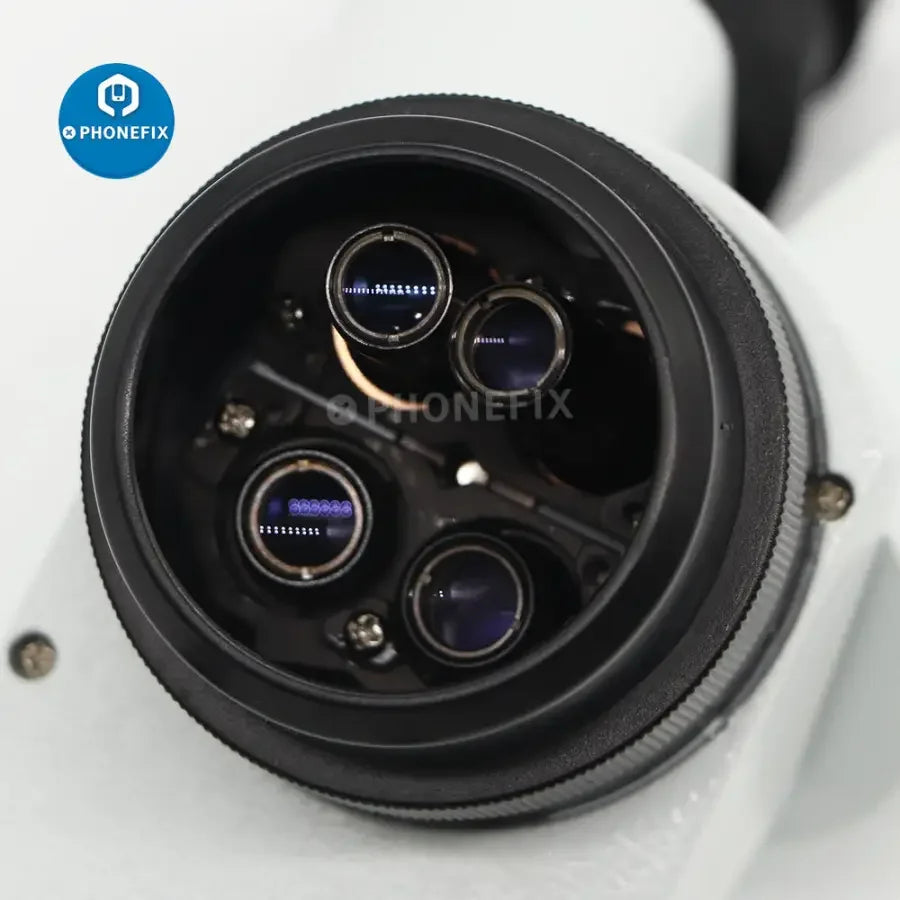 PhoneFIX professional 20X-40X binocular stereo microscope with LED light, ideal for detailed observation and scientific use.